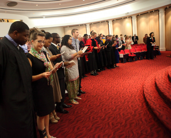 Mercer community worships in chapel