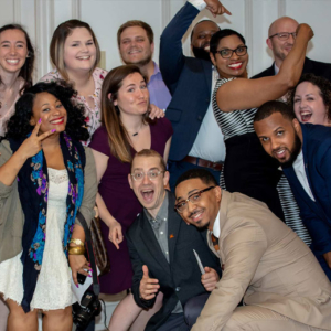 A group of Alumni and friends posing for the picture