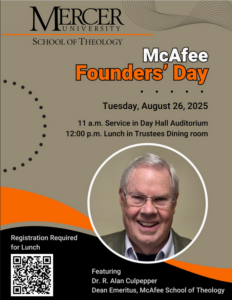 Founders Day 2025 flyer
