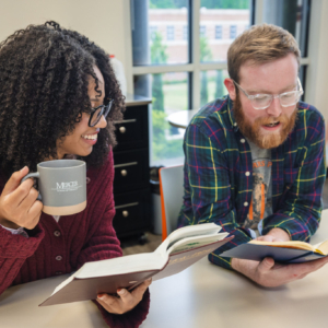 Students reading